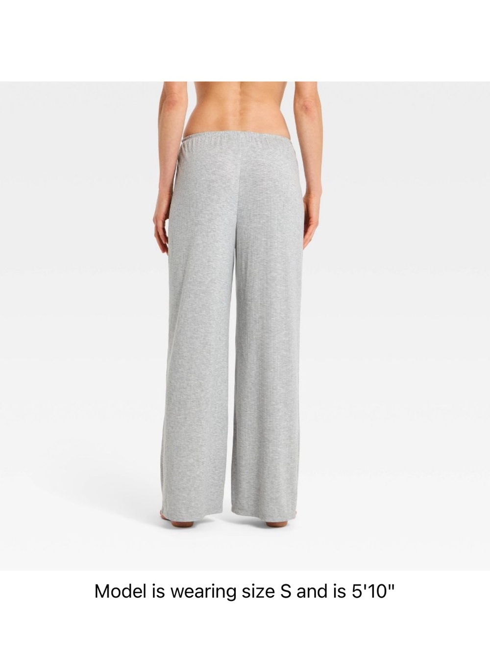 Grey pajamas pants